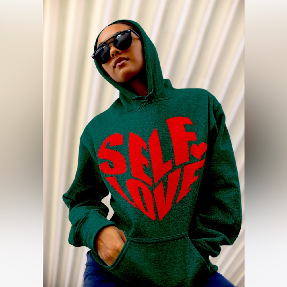 Custom Designed Self Love Clothing Hoodie